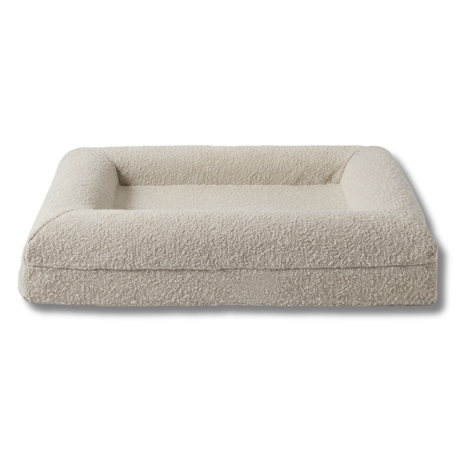 Khaki dog bed