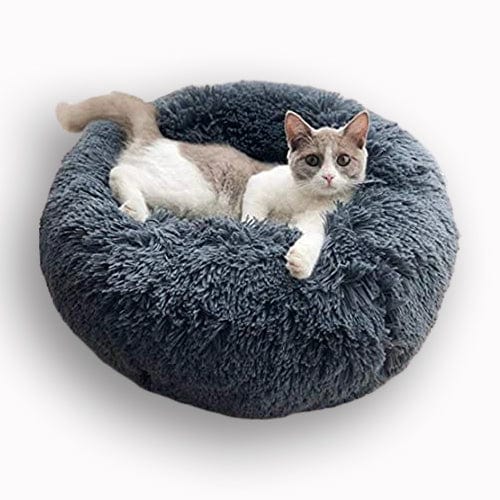 Plush Calming Cat Bed - Buddies Pet Shop