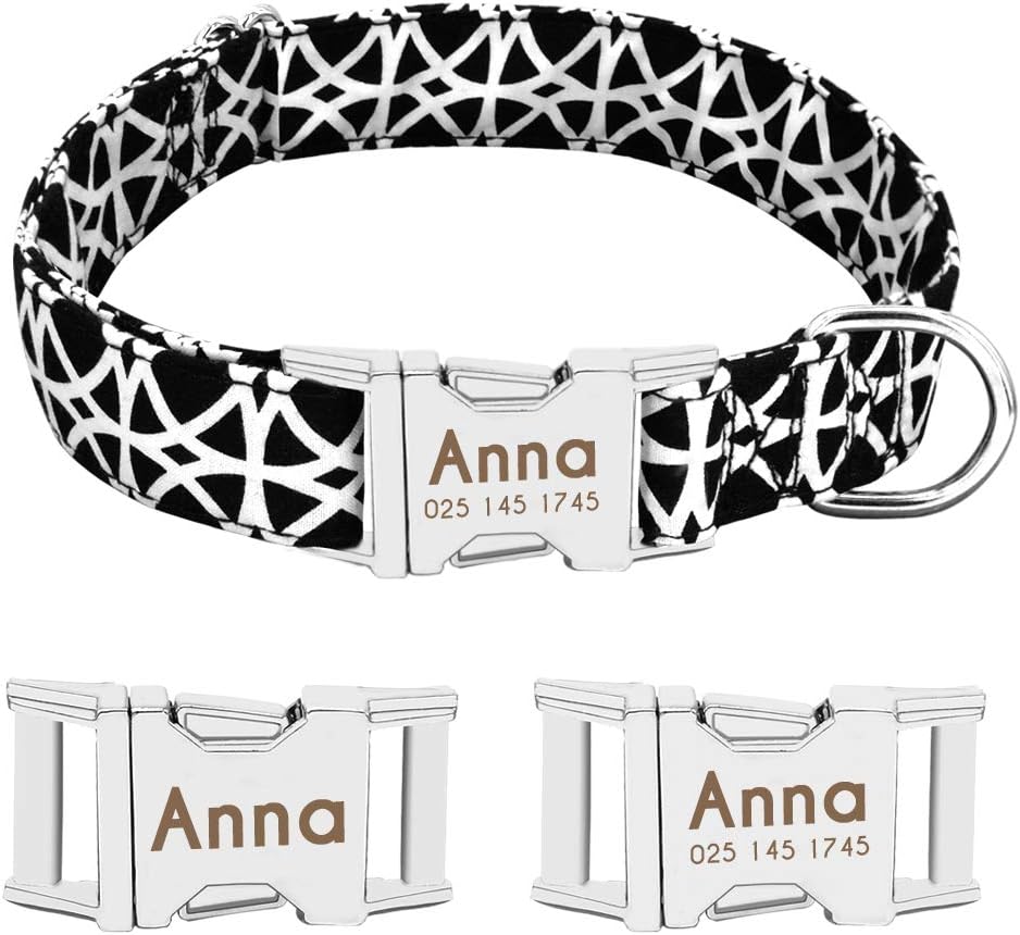 Trendy Personalisable Collar and Leash Sets
